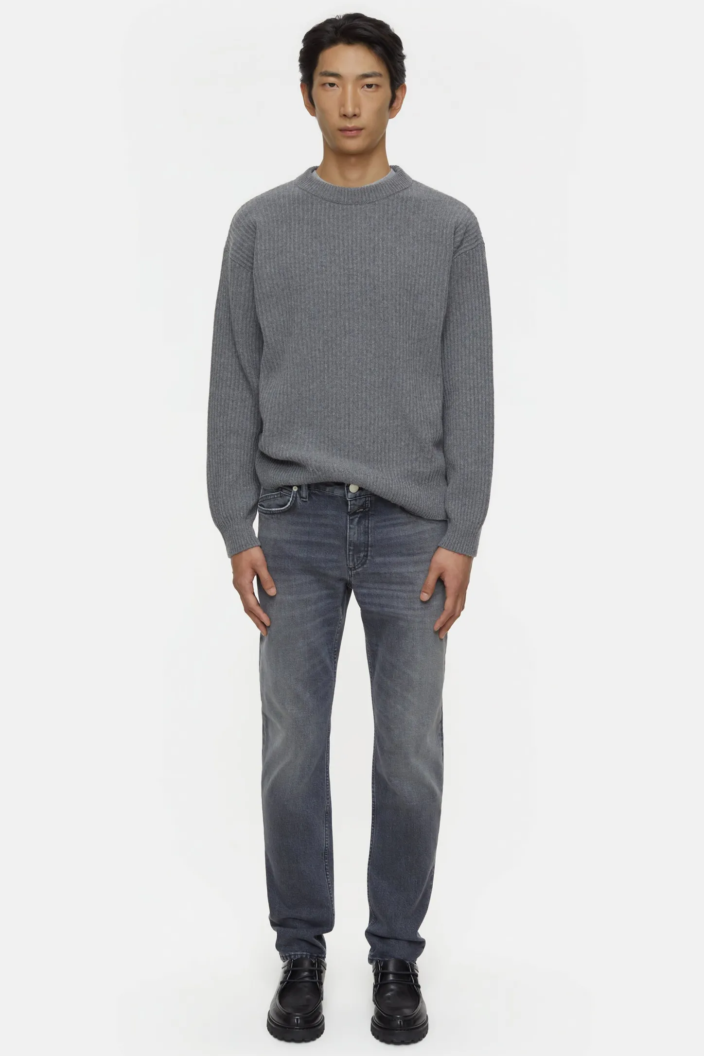 CLOSED 5-Pocketsjeans>Slim Jeans - Stijlnaam Unity Slim Donker Grijs