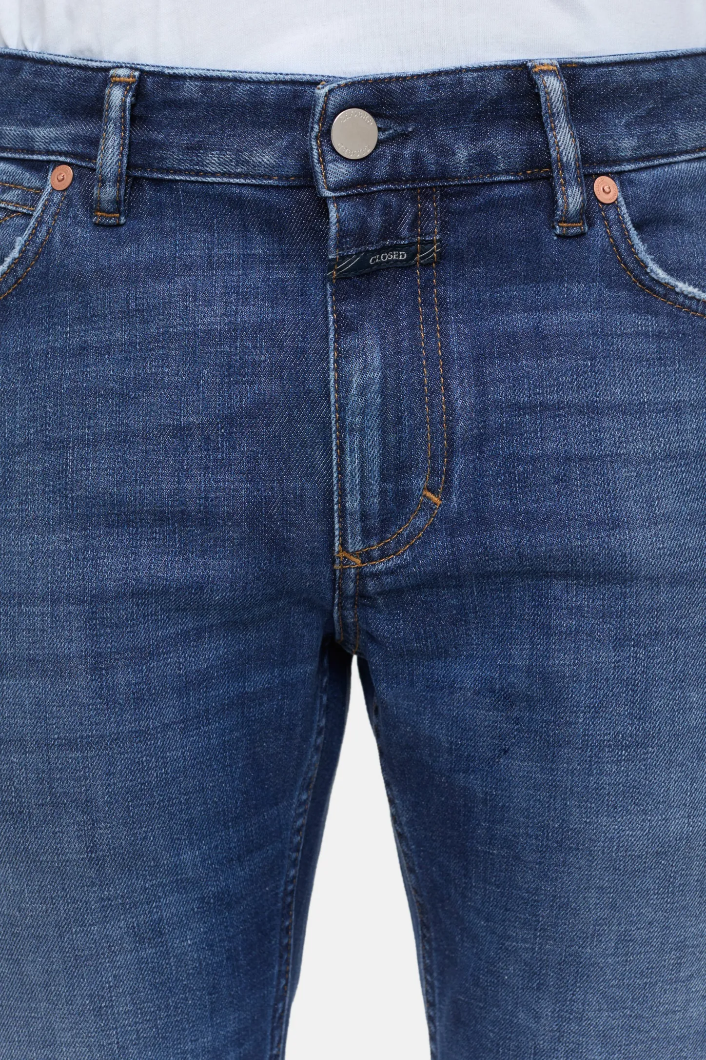 CLOSED Blauwe Spijkerbroek>Slim Jeans - Stijlnaam Unity Slim Donkerblauw
