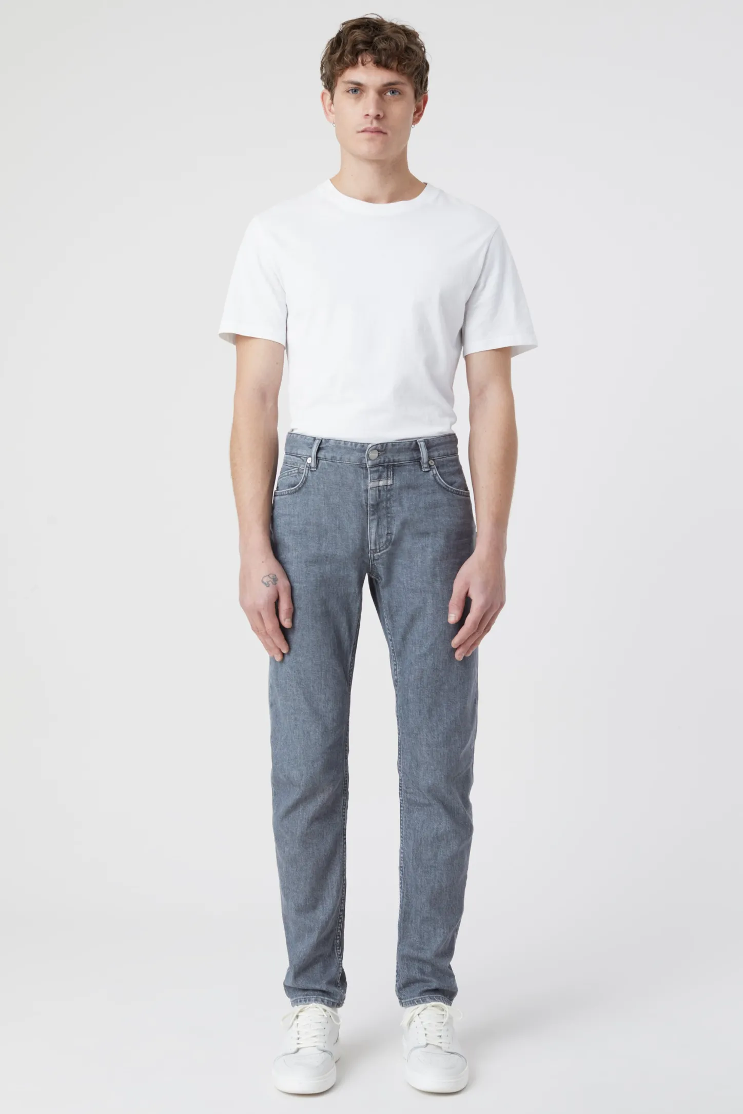 CLOSED Dun>Slim Jeans - Stijlnaam Unity Slim Midden Grijs