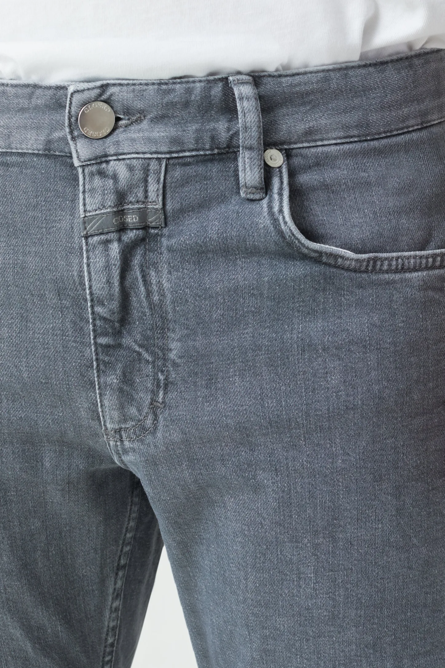 CLOSED Dun>Slim Jeans - Stijlnaam Unity Slim Midden Grijs