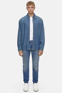 CLOSED 5-Pocketsjeans>Slim Jeans - Stijlnaam Unity Slim Midden Blauw