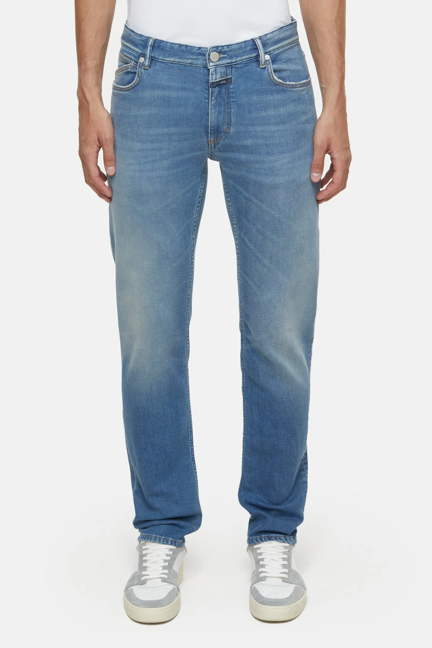 CLOSED Blauwe Spijkerbroek>Slim Jeans - Stijlnaam Unity Slim Midden Blauw