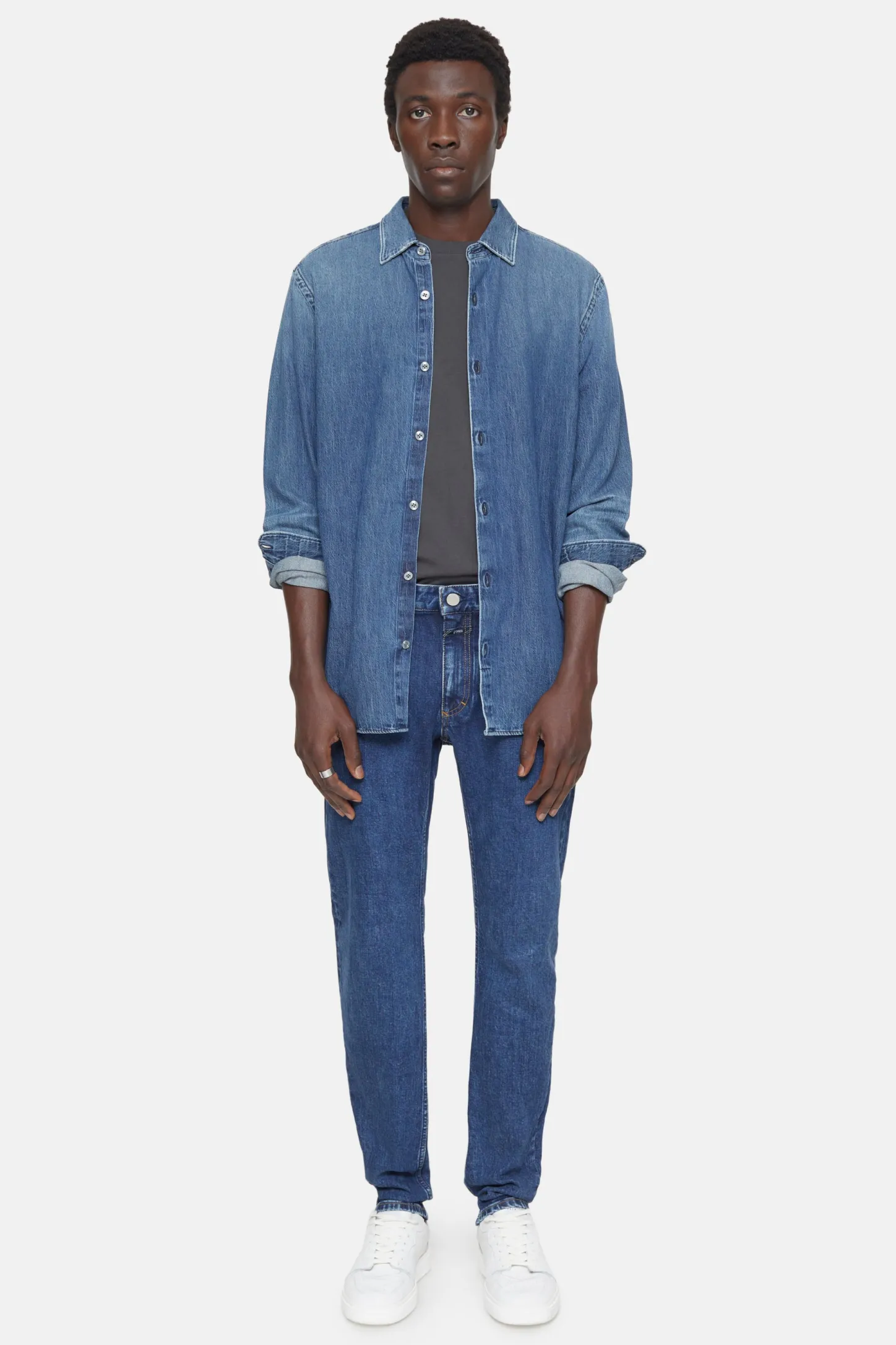 CLOSED Blauwe Spijkerbroek>Slim Jeans - Stijlnaam Unity Slim Midden Blauw