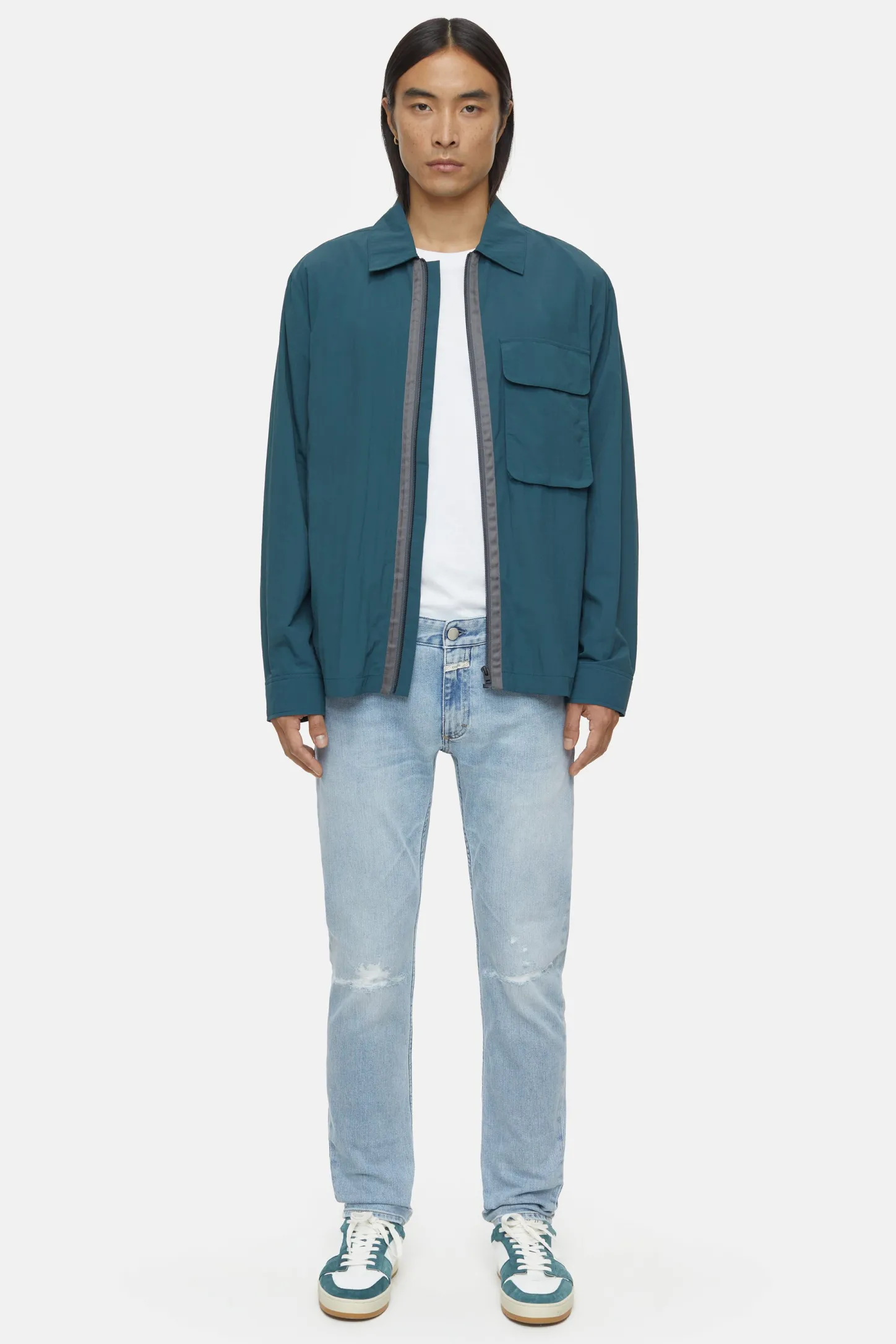 CLOSED Blauwe Spijkerbroek>Slim Jeans - Stijlnaam Unity Slim Lichtblauw