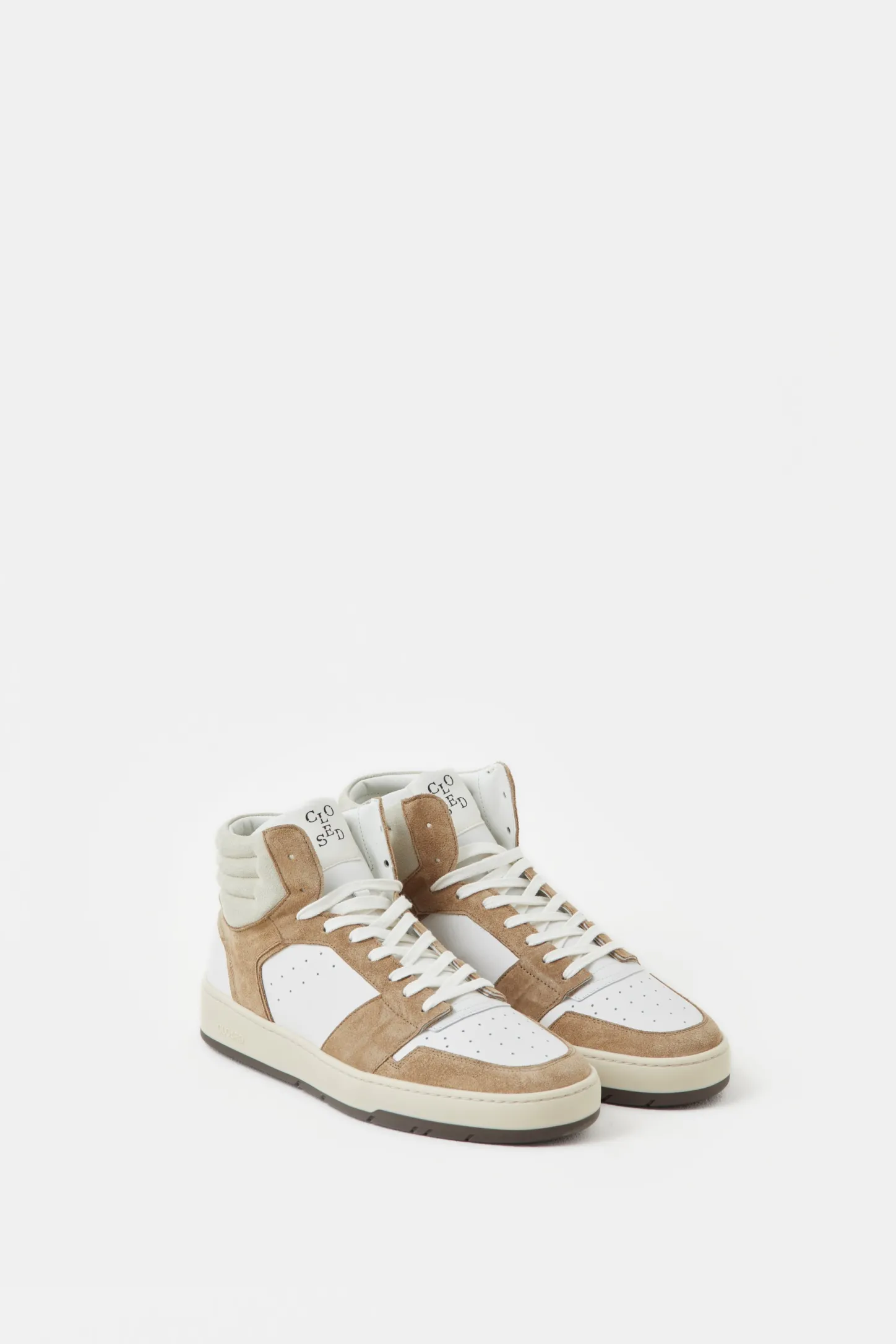 CLOSED Sneakers>Sneakers Hoog Teakhout
