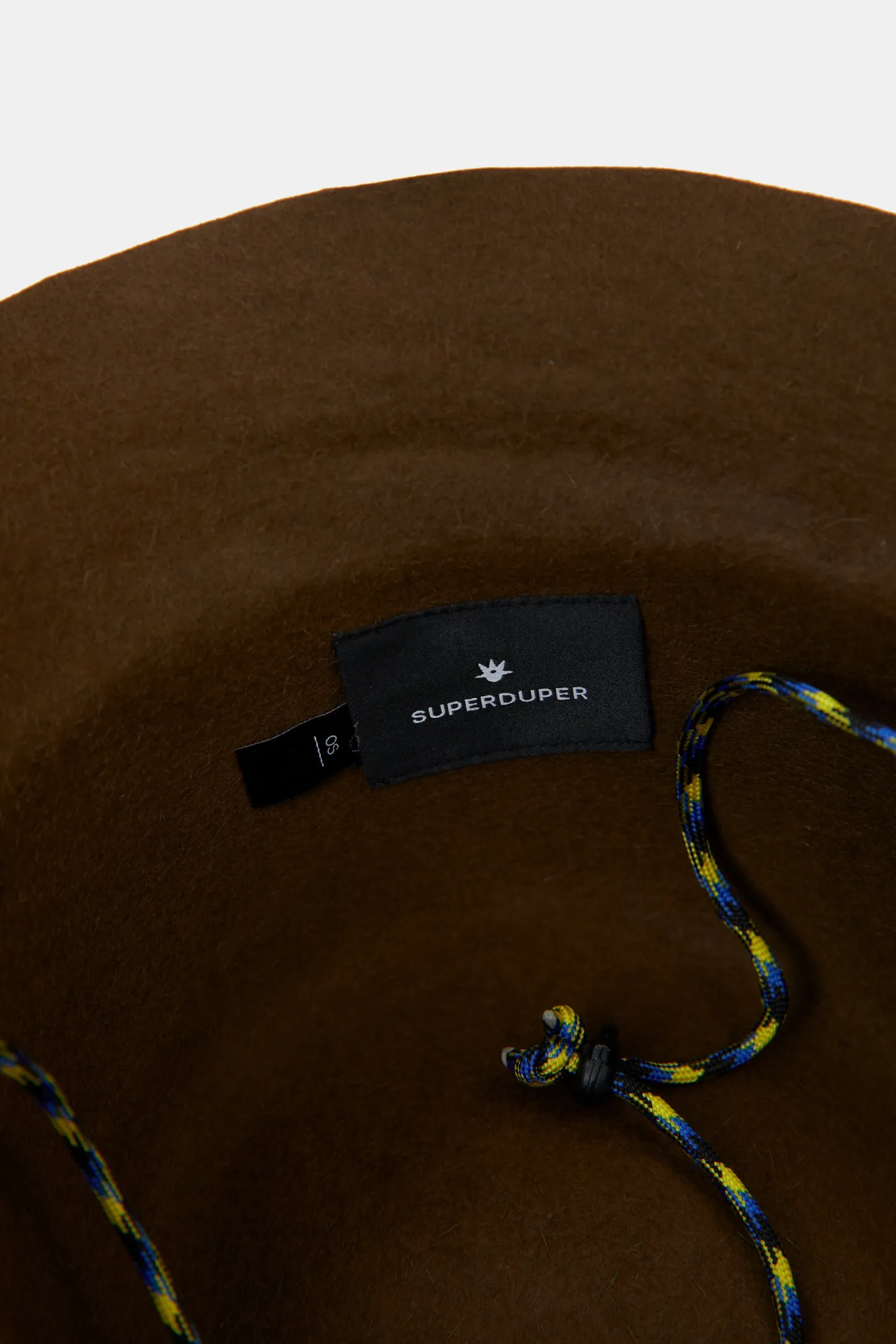 CLOSED Accessoires>Superduper Vilten Hoed Tabak