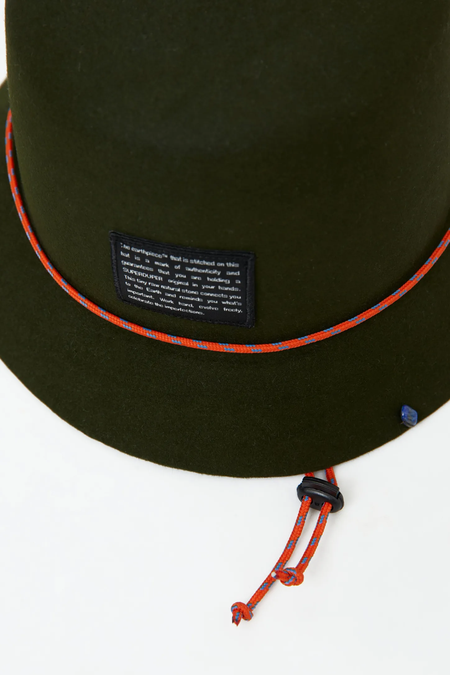 CLOSED Accessoires>Superduper Vilten Hoed Diep Bos