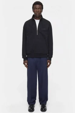 CLOSED Sweatshirts>Sweatshirt Met Halve Rits Zwart