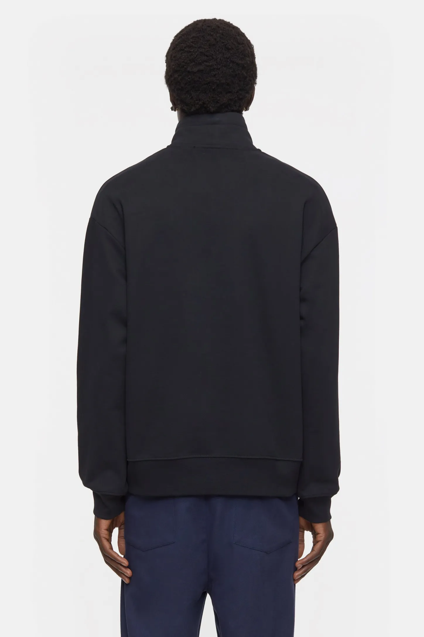 CLOSED Sweatshirts>Sweatshirt Met Halve Rits Zwart