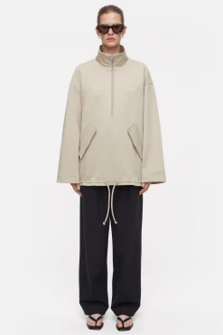 CLOSED Sweatshirts>Sweatshirt Met Halve Rits Beton
