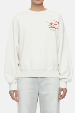 CLOSED Sweatshirts>Sweatshirt Met Print Kalksteen
