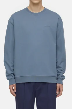 CLOSED Sweatshirts>Sweatshirt Met Ronde Hals Blauw Industrieel