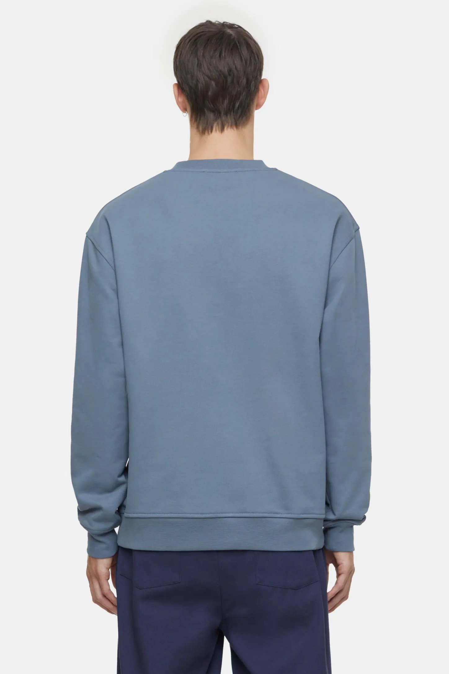 CLOSED Sweatshirts>Sweatshirt Met Ronde Hals Blauw Industrieel