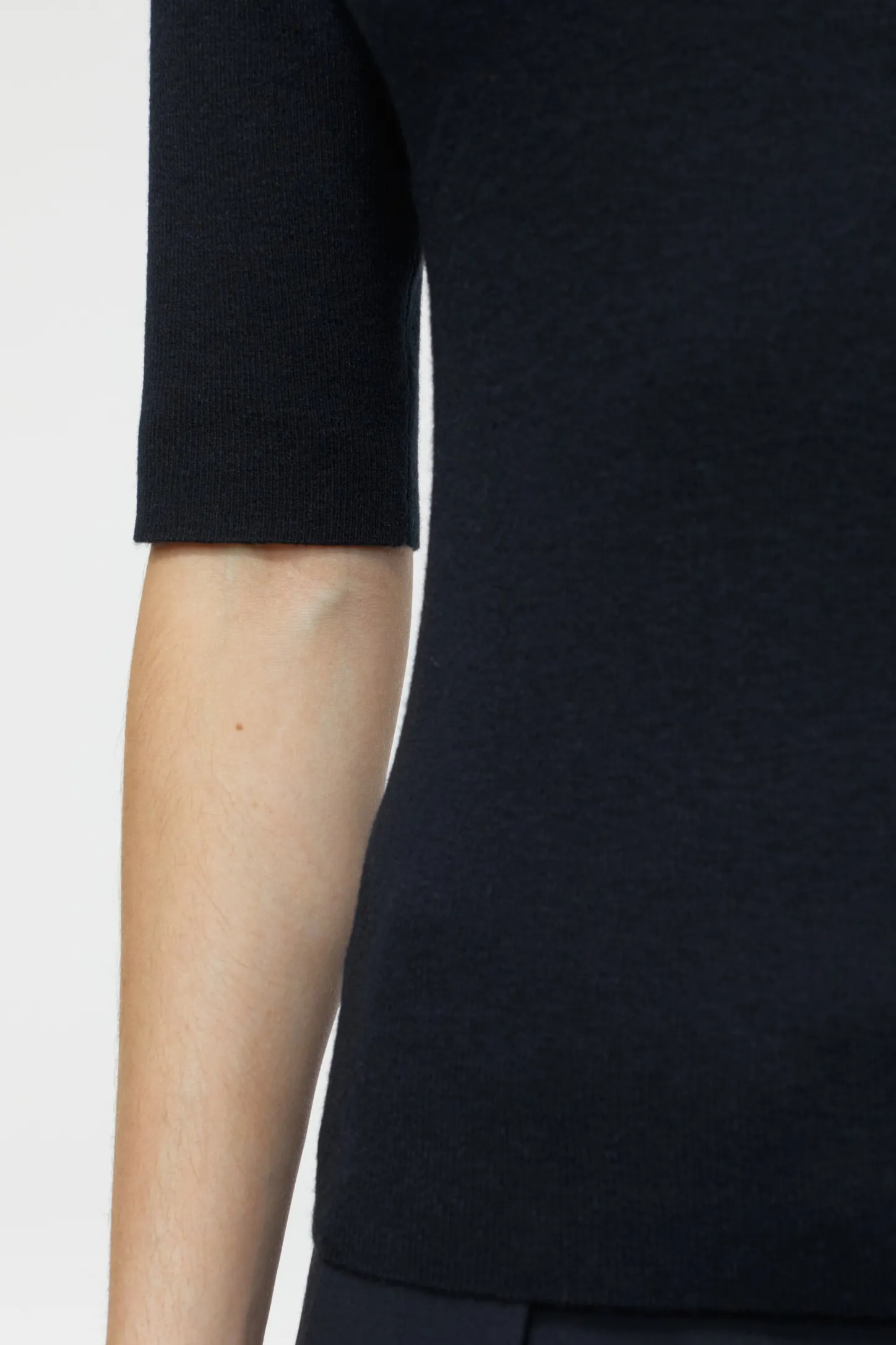 CLOSED T-Shirts>Top Van Kasjmiermix Zwart