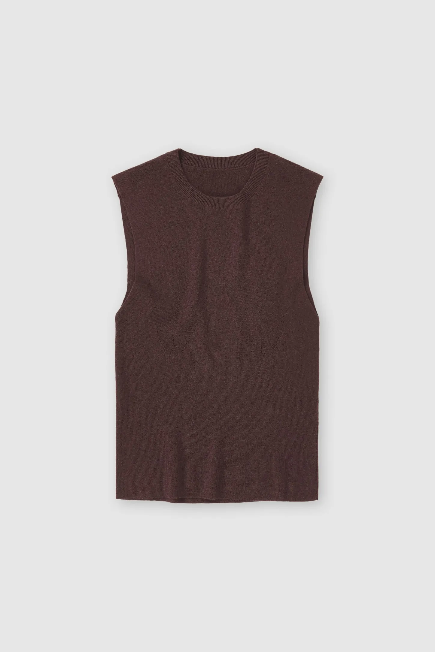 CLOSED T-Shirts>Top Van Kasjmiermix Koude Chocolademelk