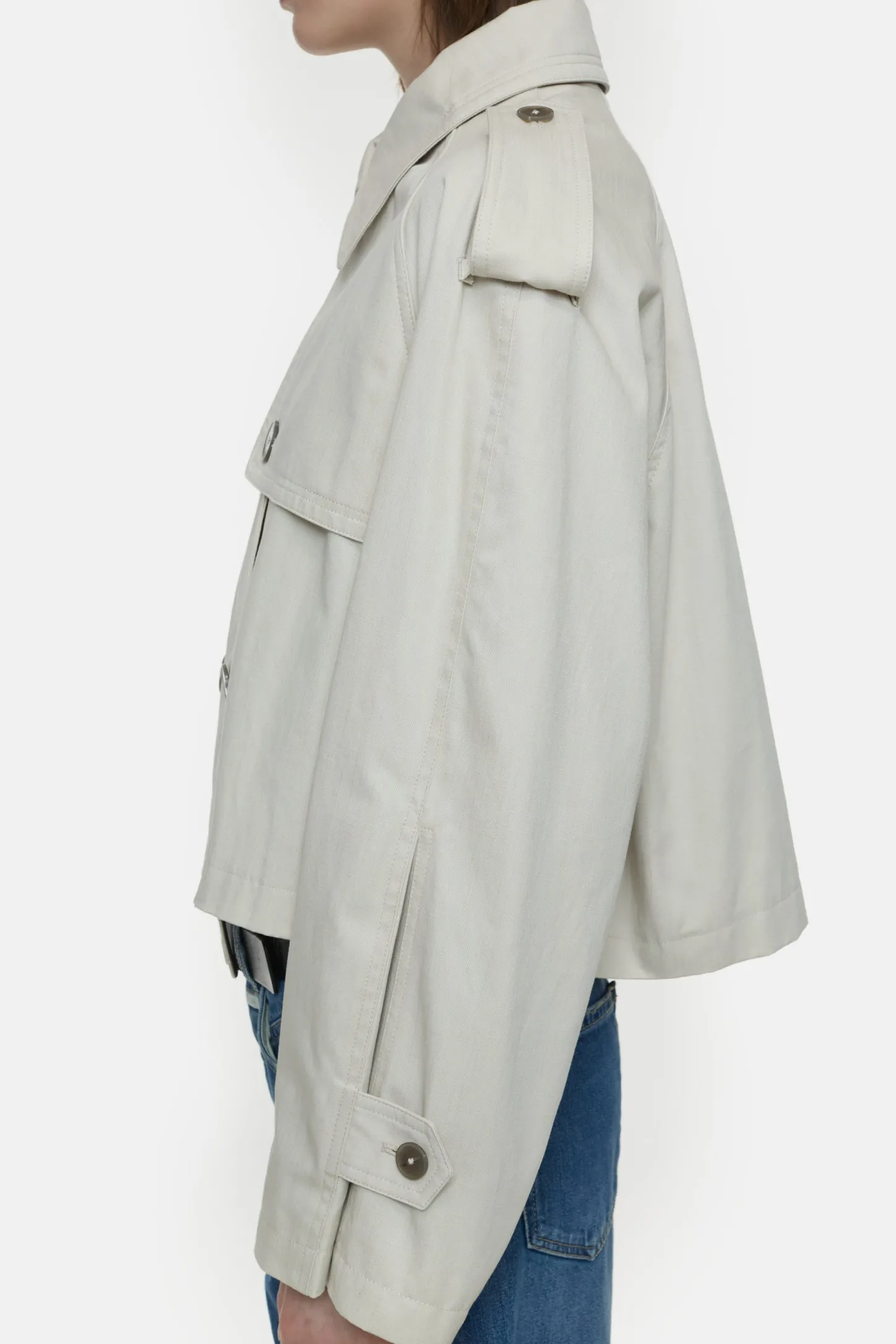 CLOSED Jassen En Jassen>Trenchcoat Kalksteen