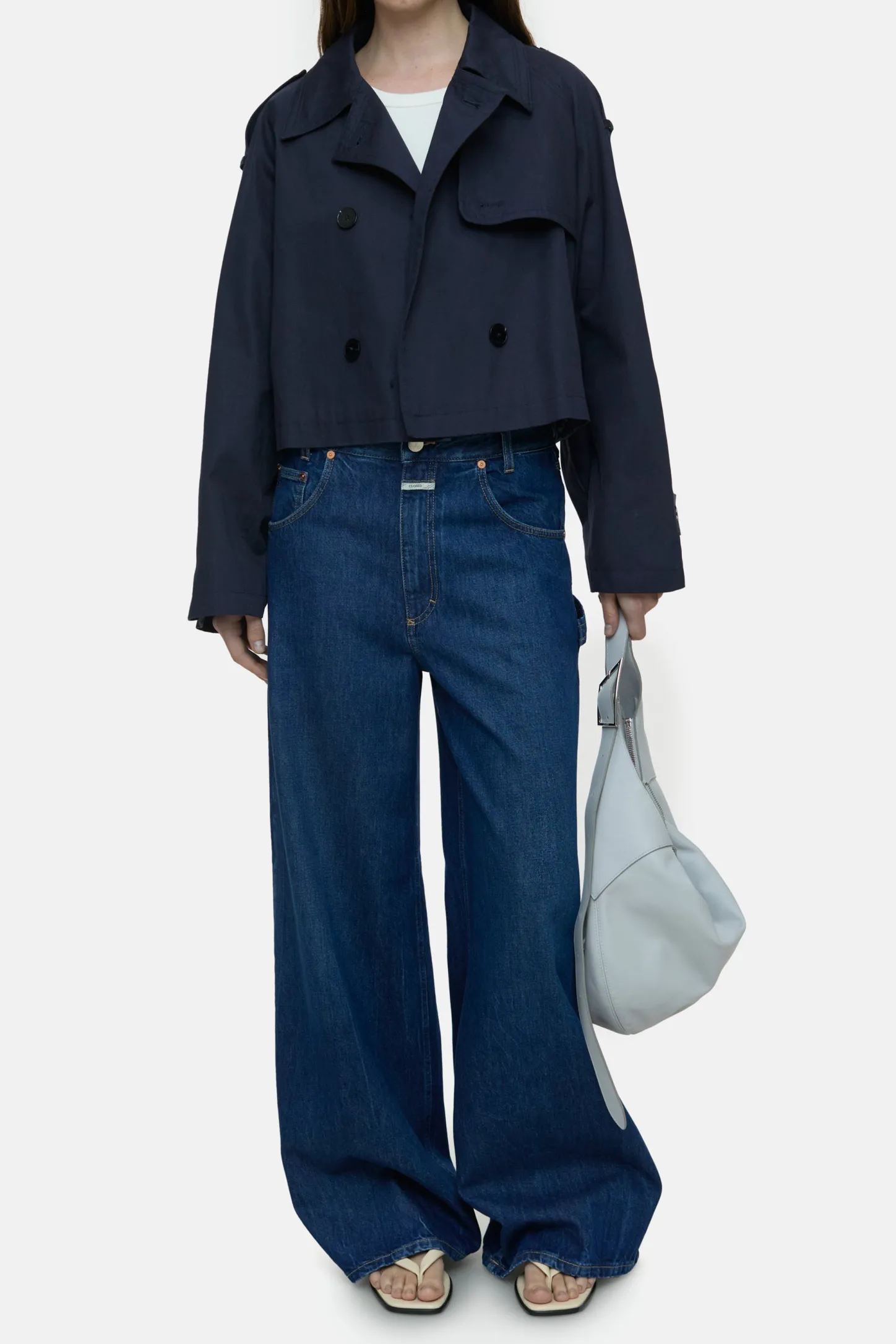 CLOSED Jassen En Jassen>Trenchcoat Blauwe Ruimte