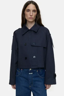 CLOSED Jassen En Jassen>Trenchcoat Blauwe Ruimte