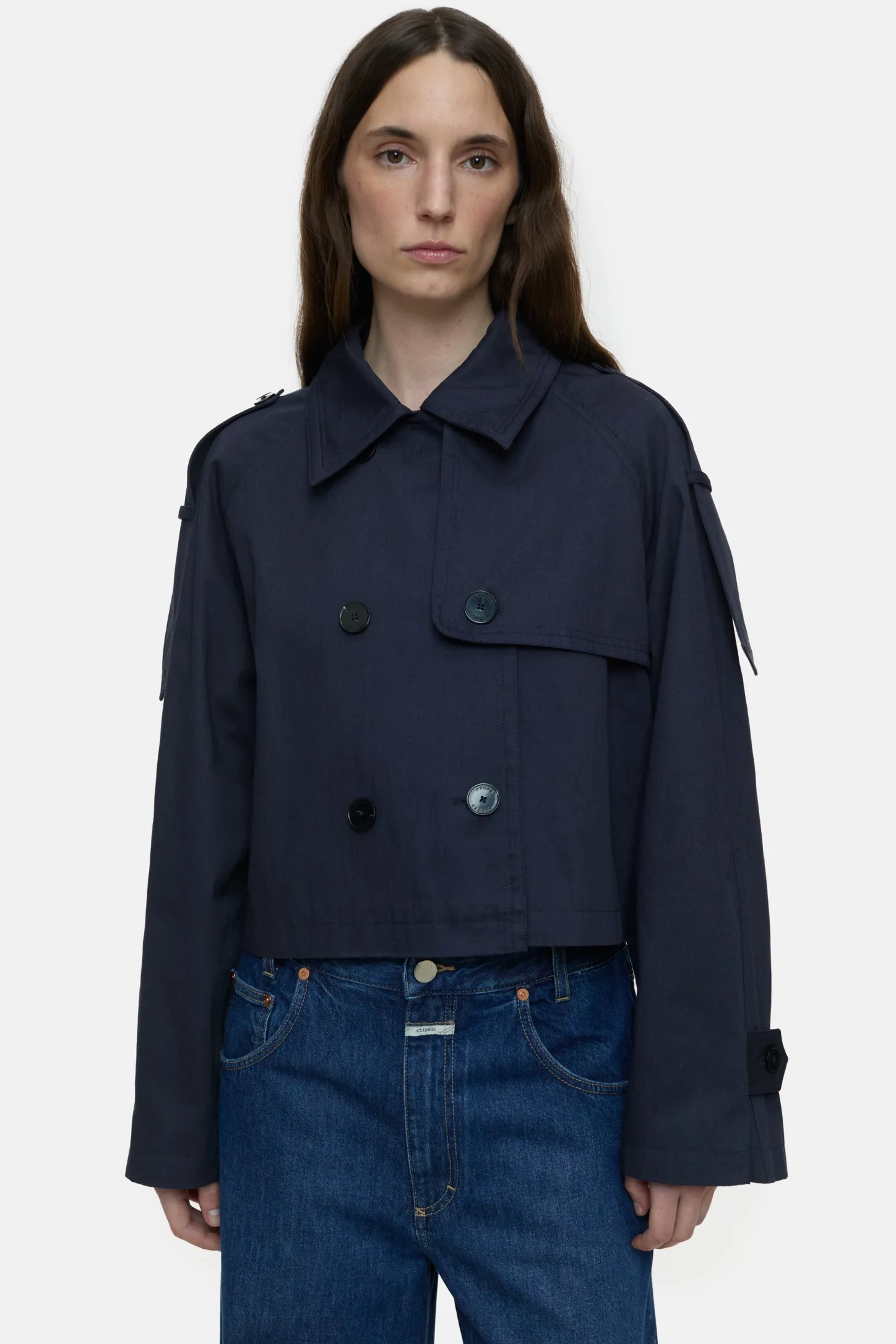 CLOSED Jassen En Jassen>Trenchcoat Blauwe Ruimte