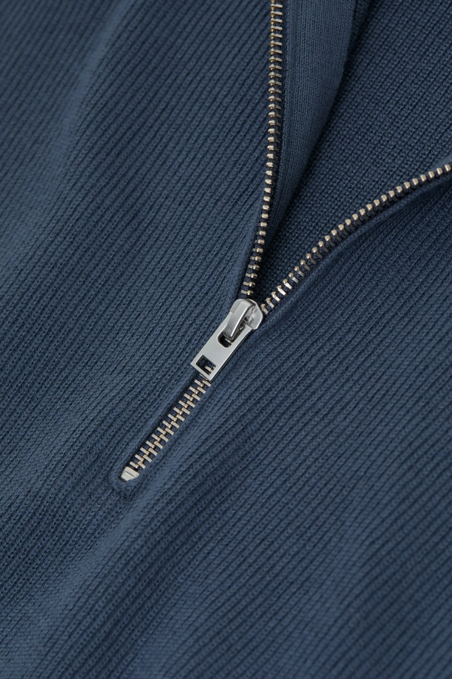 CLOSED Breisels>Trui Met Halve Rits Blauw Industrieel