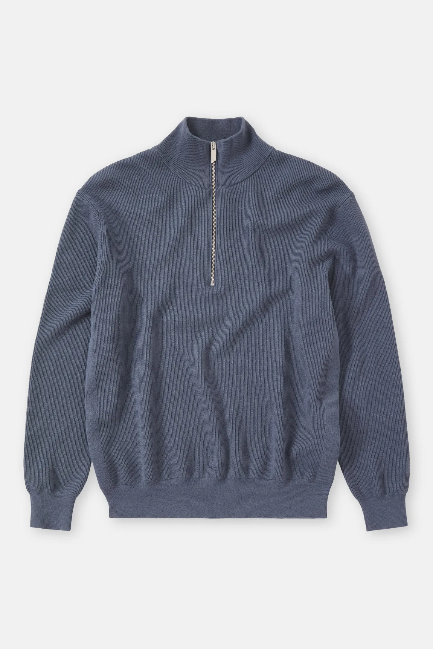 CLOSED Breisels>Trui Met Halve Rits Blauw Industrieel