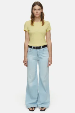 CLOSED T-Shirts>T-Shirt Calamatta Geel