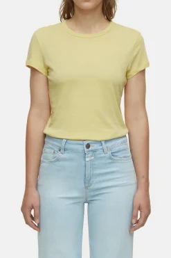 CLOSED T-Shirts>T-Shirt Calamatta Geel