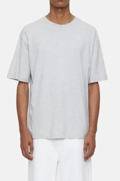 CLOSED T-Shirts>T-Shirt Met Logo Lichtgrijs Gemeleerd