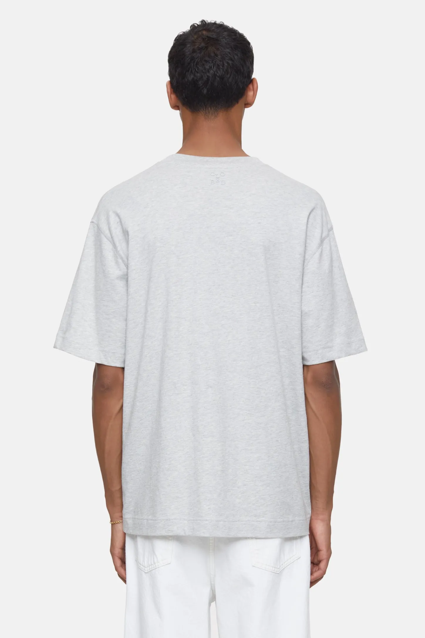 CLOSED T-Shirts>T-Shirt Met Logo Lichtgrijs Gemeleerd