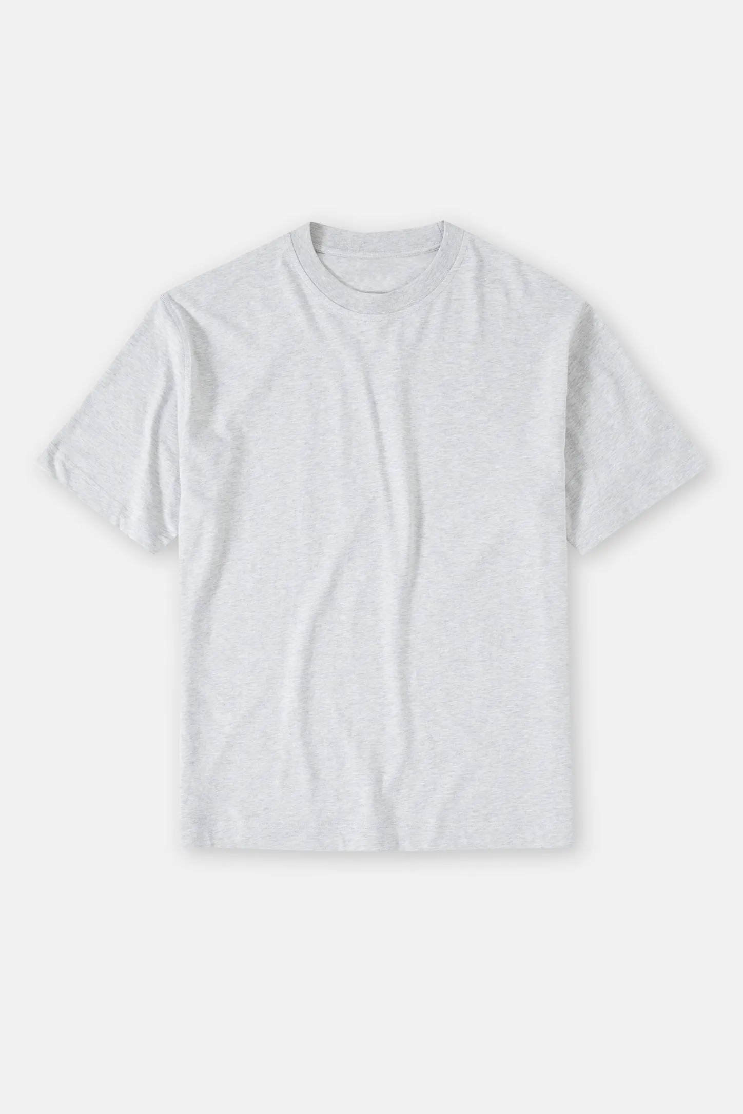 CLOSED T-Shirts>T-Shirt Met Logo Lichtgrijs Gemeleerd