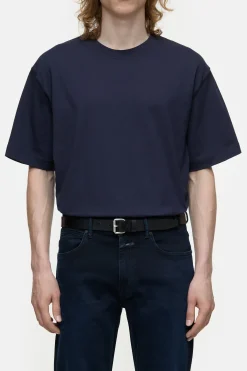 CLOSED T-Shirts>T-Shirt Met Logo Donkere Nacht
