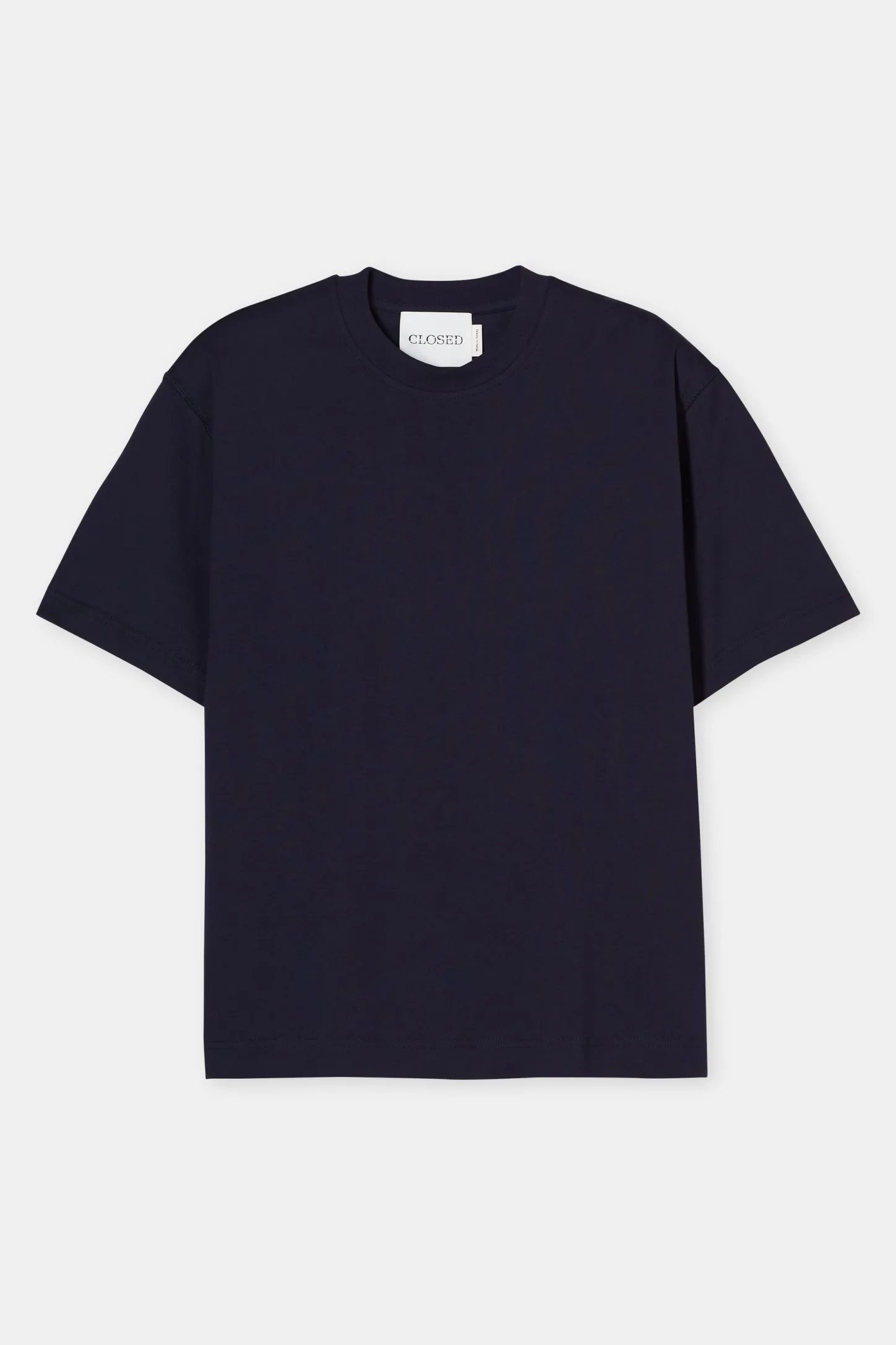 CLOSED T-Shirts>T-Shirt Met Logo Donkere Nacht
