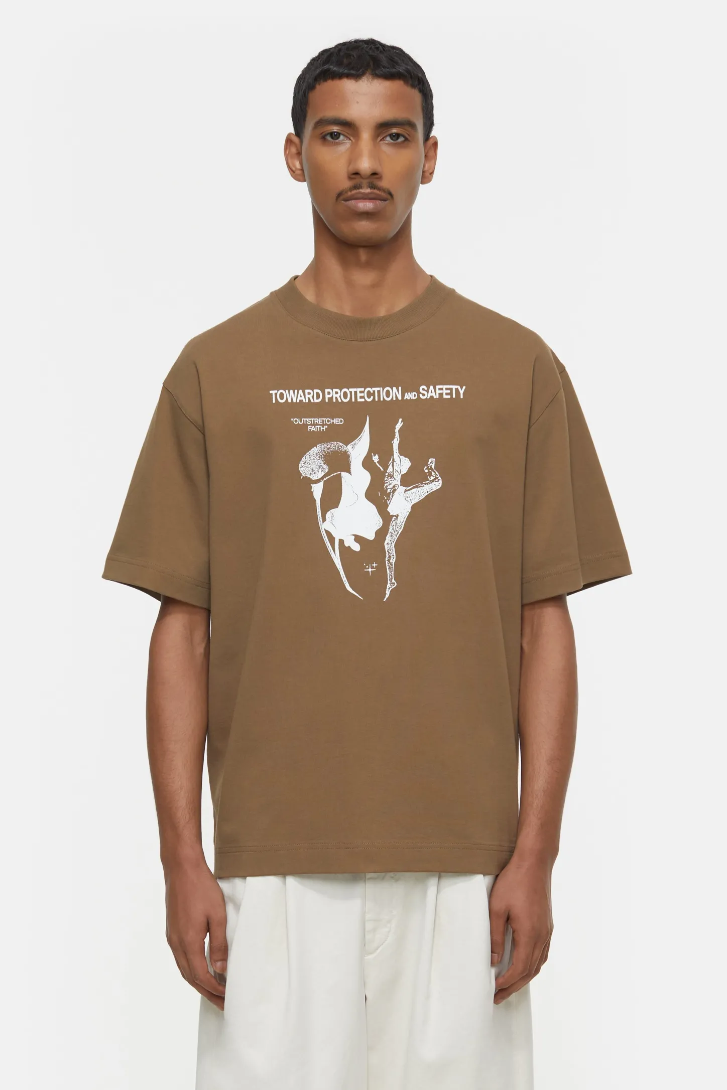 CLOSED T-Shirts>T-Shirt Met Print Teakhout