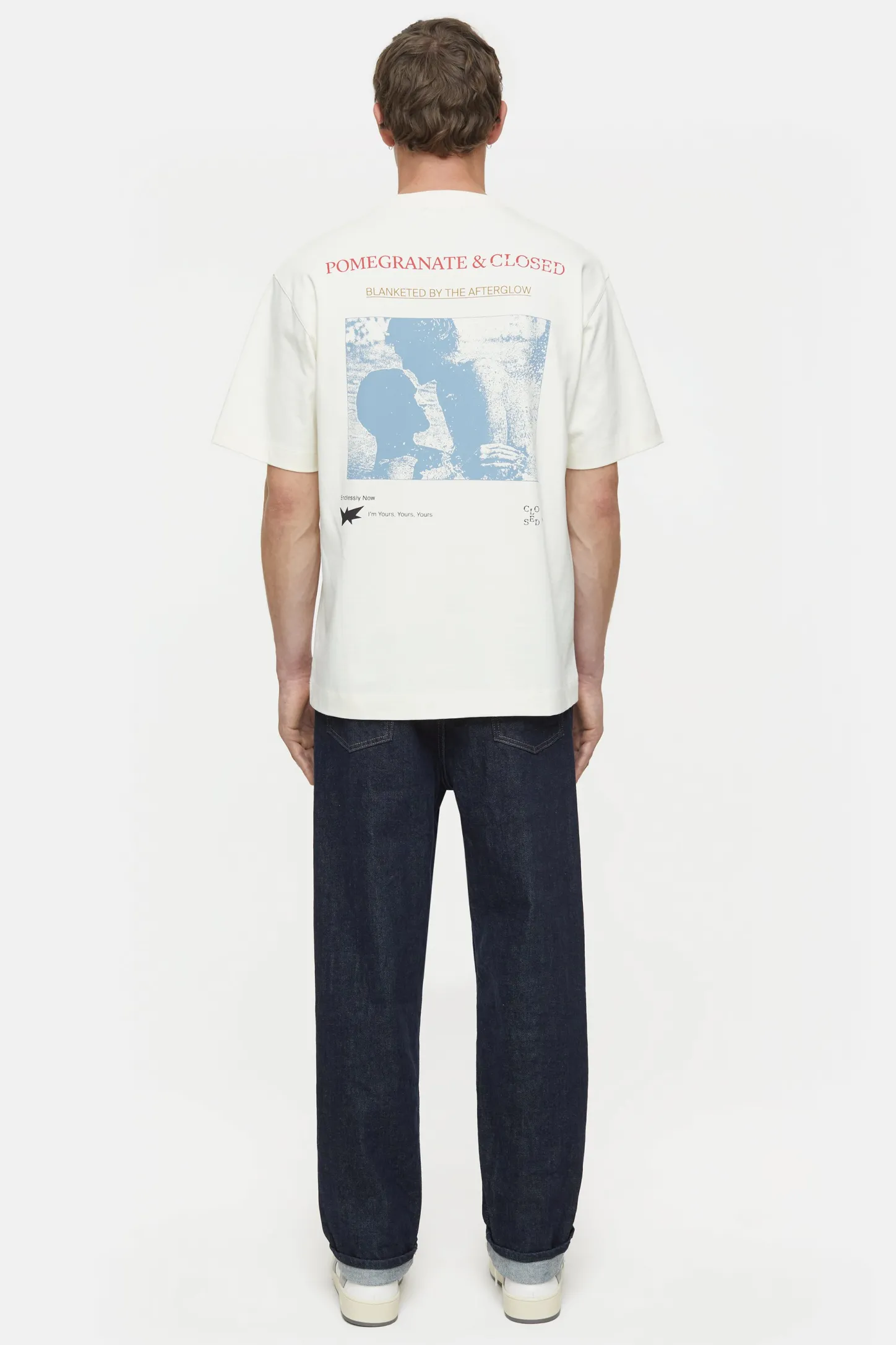 CLOSED T-Shirts>T-Shirt Met Print Ivoor