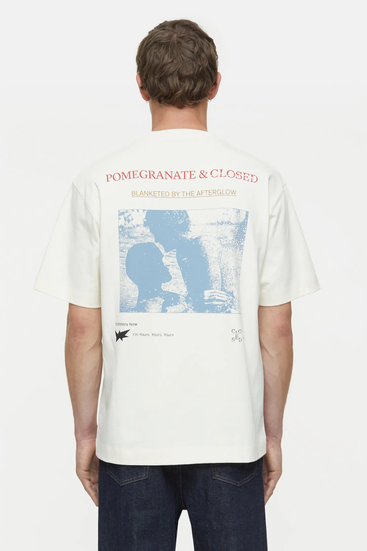 CLOSED T-Shirts>T-Shirt Met Print Ivoor