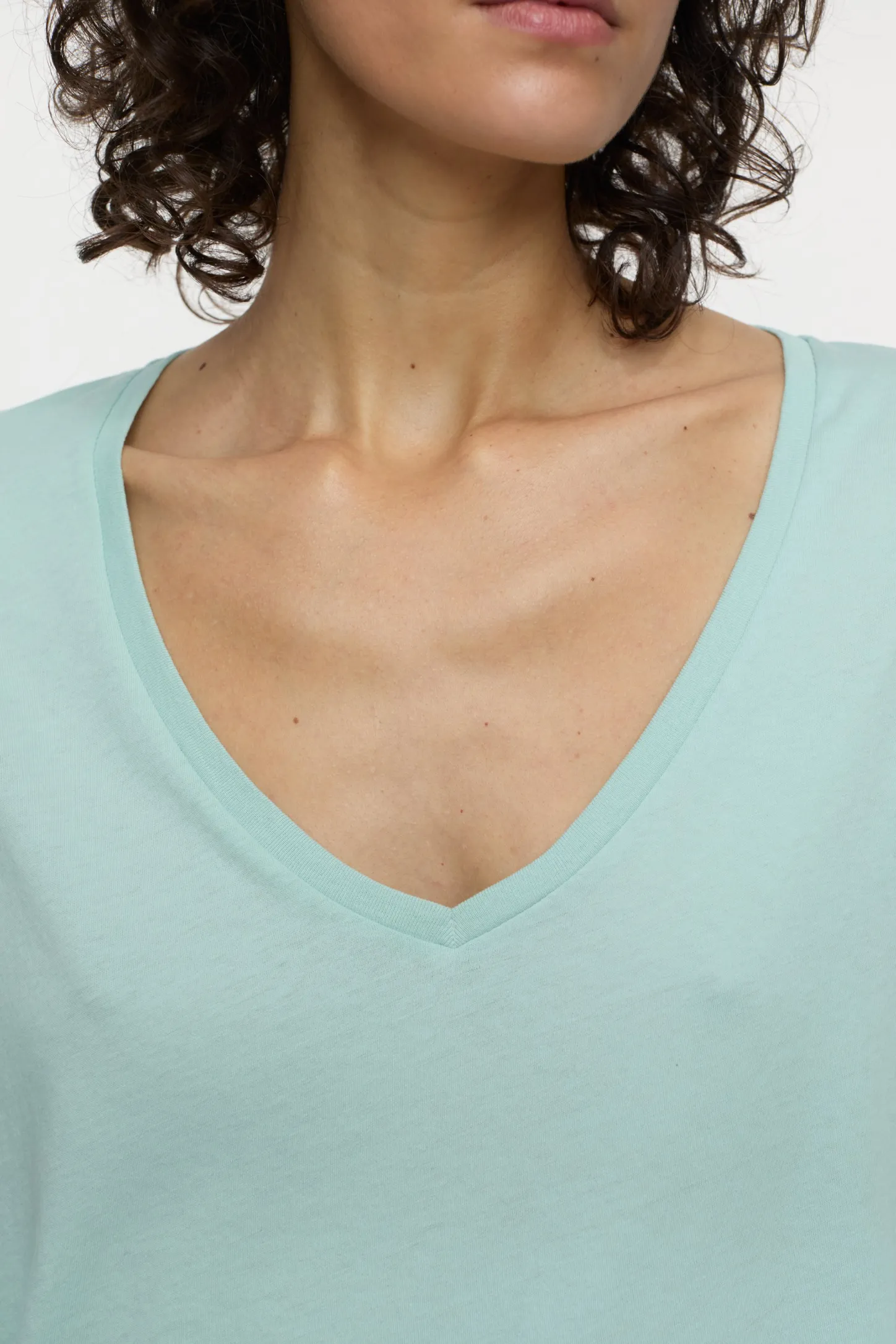 CLOSED T-Shirts>T-Shirt Met V-Hals Amalfi Zee