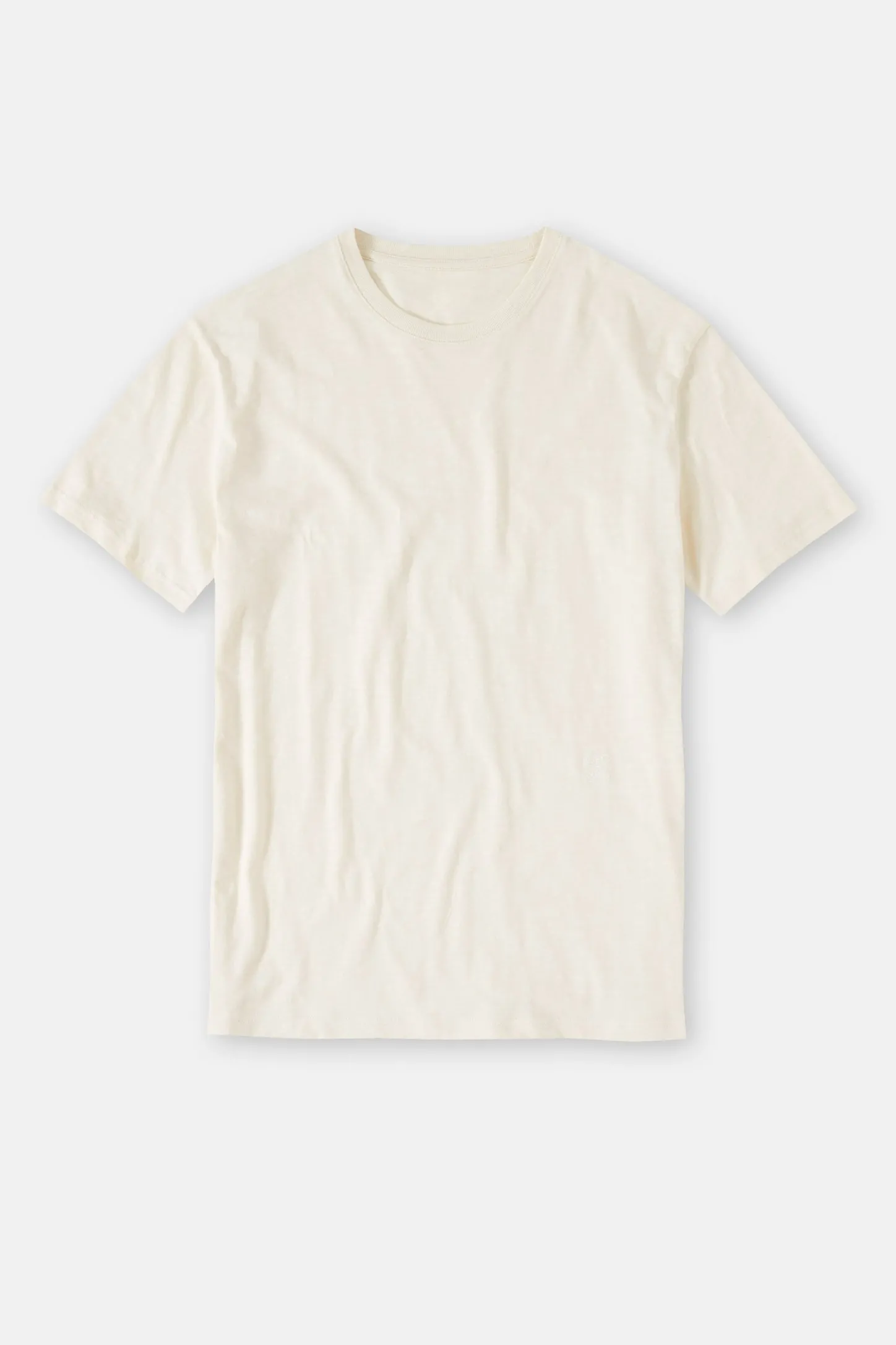 CLOSED T-Shirts>T-Shirt Van Biologisch Katoen Vanille Creme