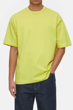 CLOSED T-Shirts>T-Shirt Van Biologisch Katoen Primair Geel