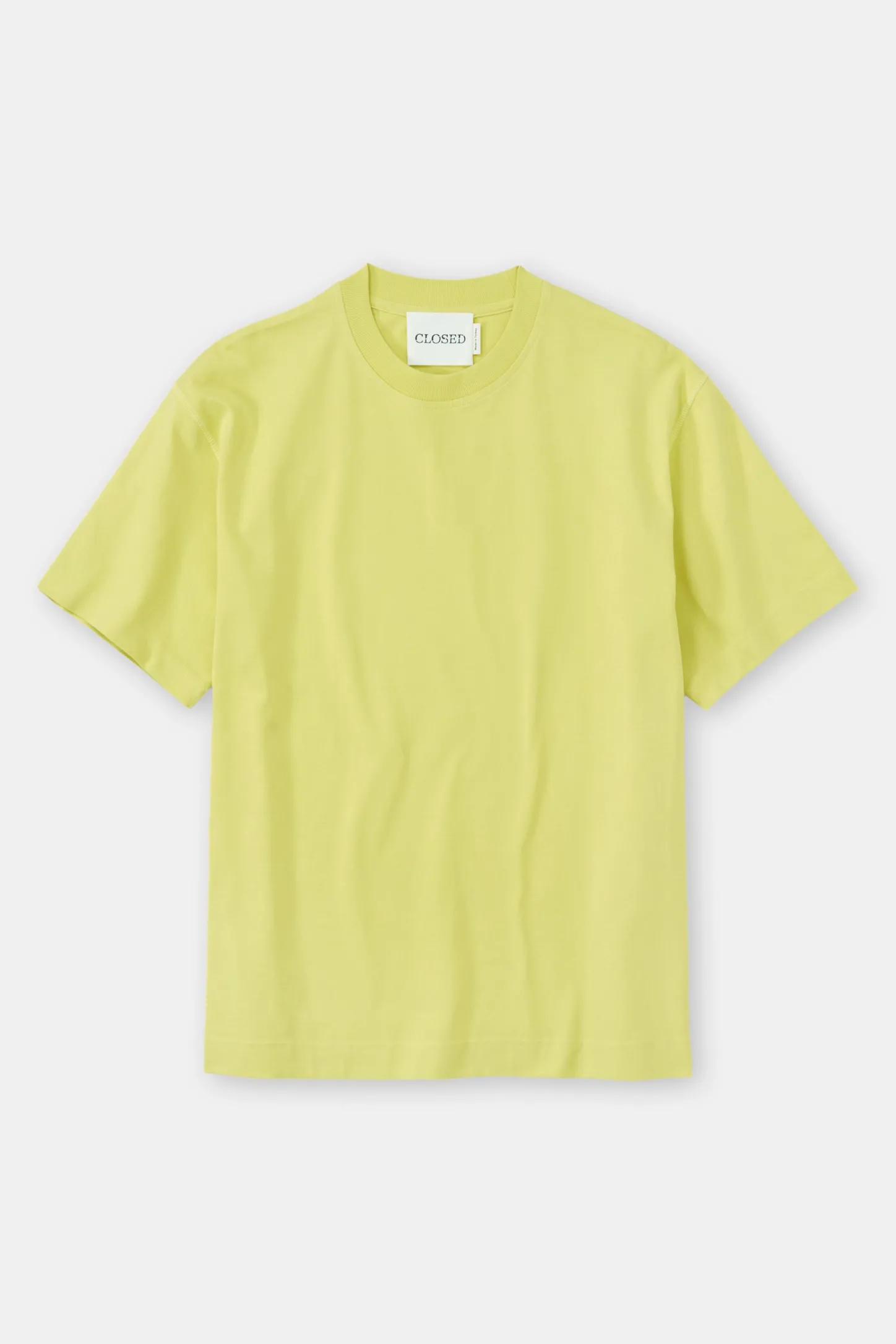 CLOSED T-Shirts>T-Shirt Van Biologisch Katoen Primair Geel