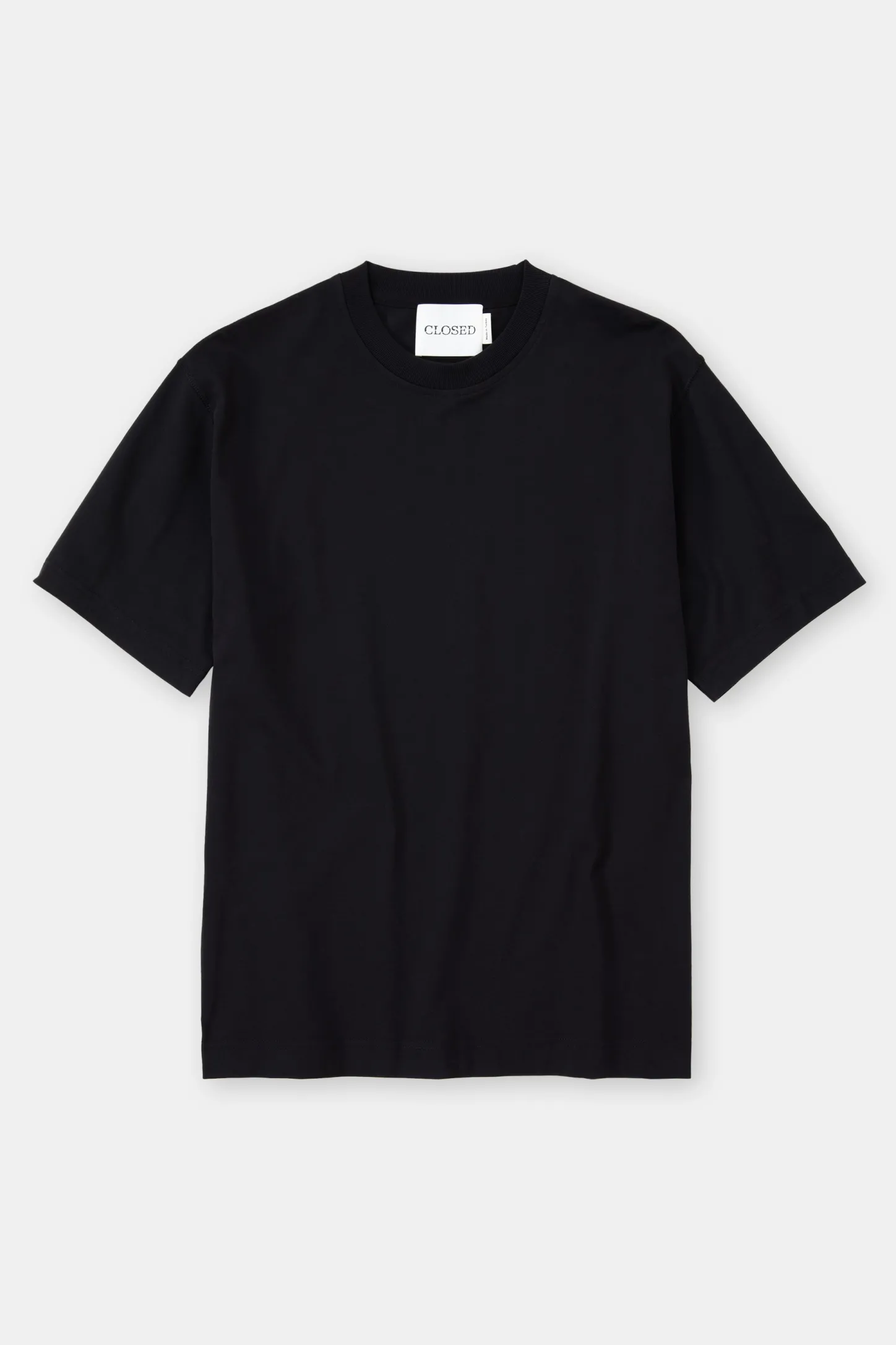 CLOSED T-Shirts>T-Shirt Van Biologisch Katoen Zwart