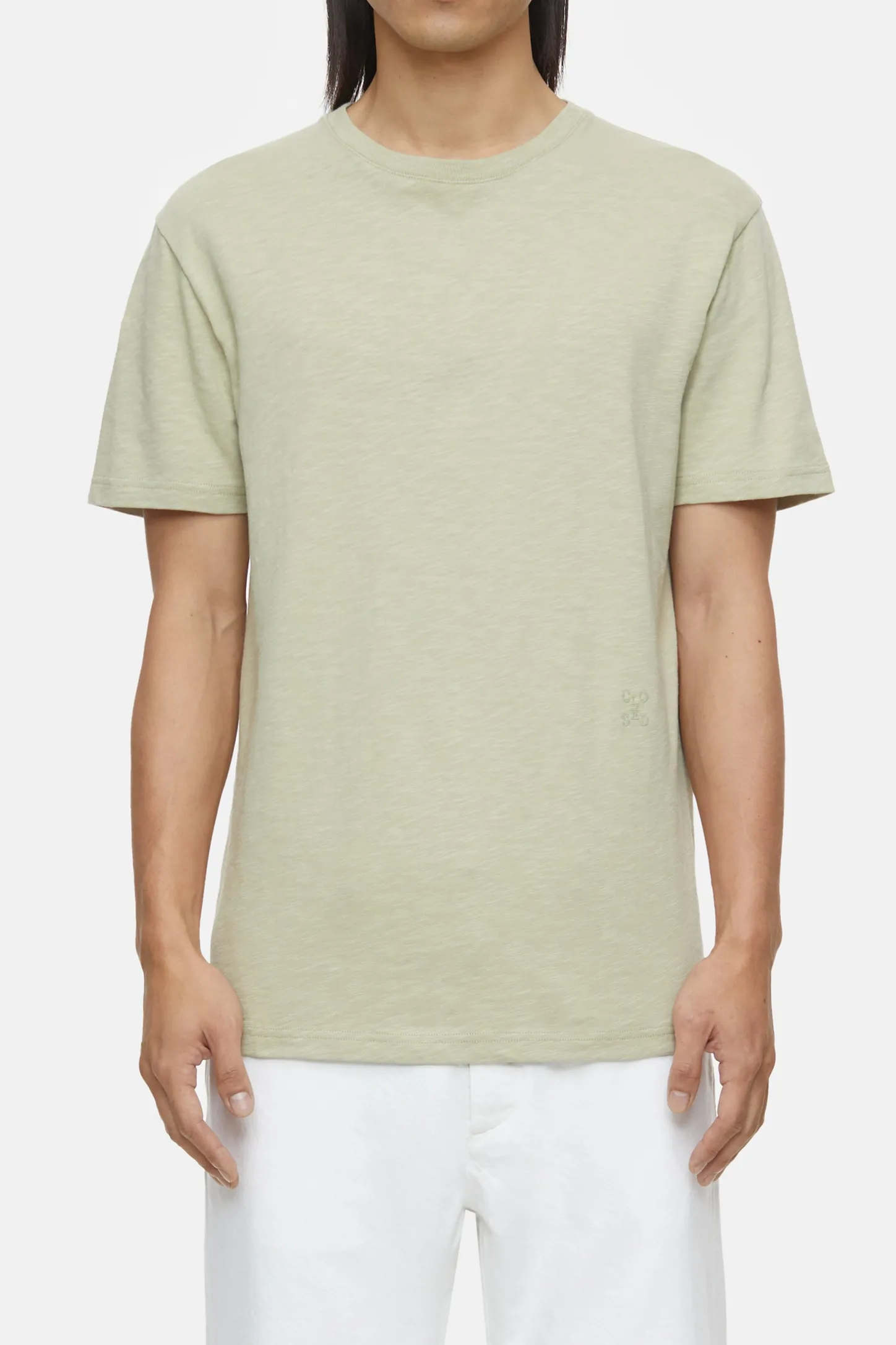 CLOSED T-Shirts>T-Shirt Van Biologisch Katoen Salie Jij