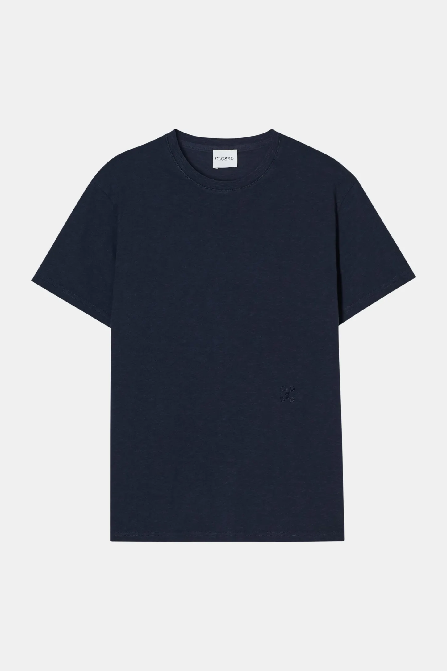 CLOSED T-Shirts>T-Shirt Van Biologisch Katoen Donkere Nacht