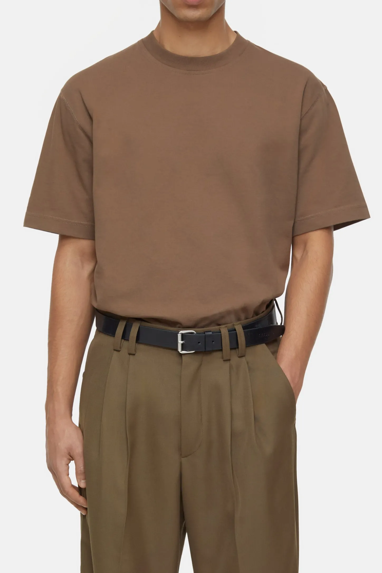 CLOSED T-Shirts>T-Shirt Van Biologisch Katoen Teakhout