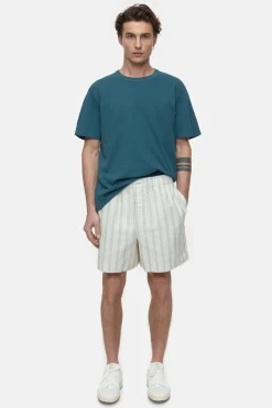 CLOSED T-Shirts>T-Shirt Van Biologisch Katoen Middernacht Meer