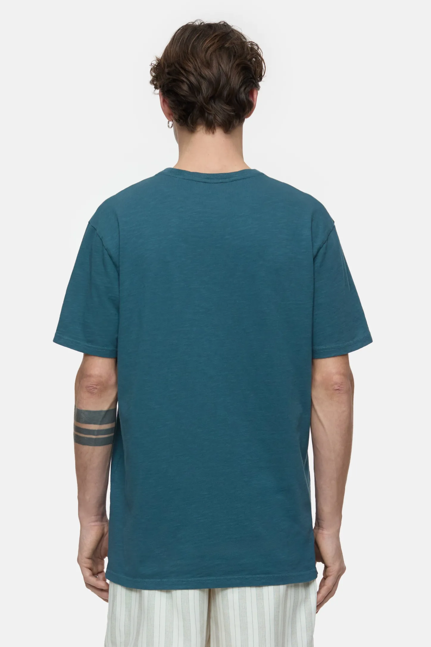 CLOSED T-Shirts>T-Shirt Van Biologisch Katoen Middernacht Meer
