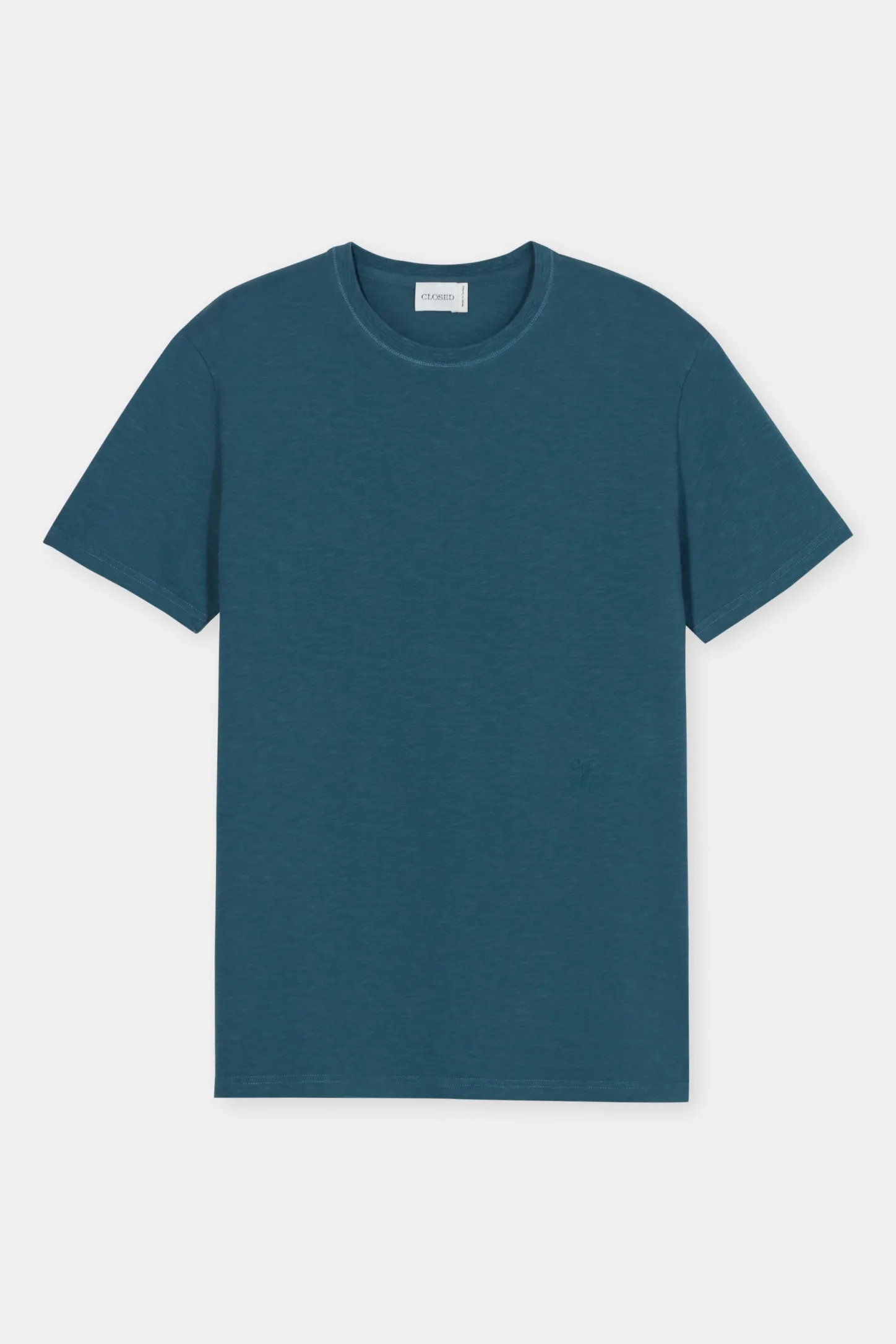 CLOSED T-Shirts>T-Shirt Van Biologisch Katoen Middernacht Meer