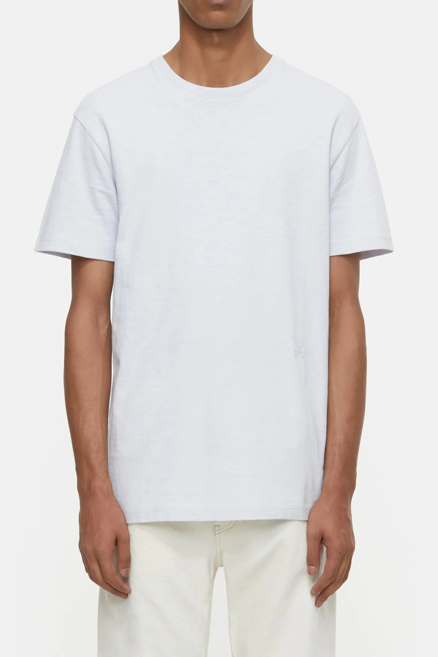 CLOSED T-Shirts>T-Shirt Van Biologisch Katoen Mist Grijs