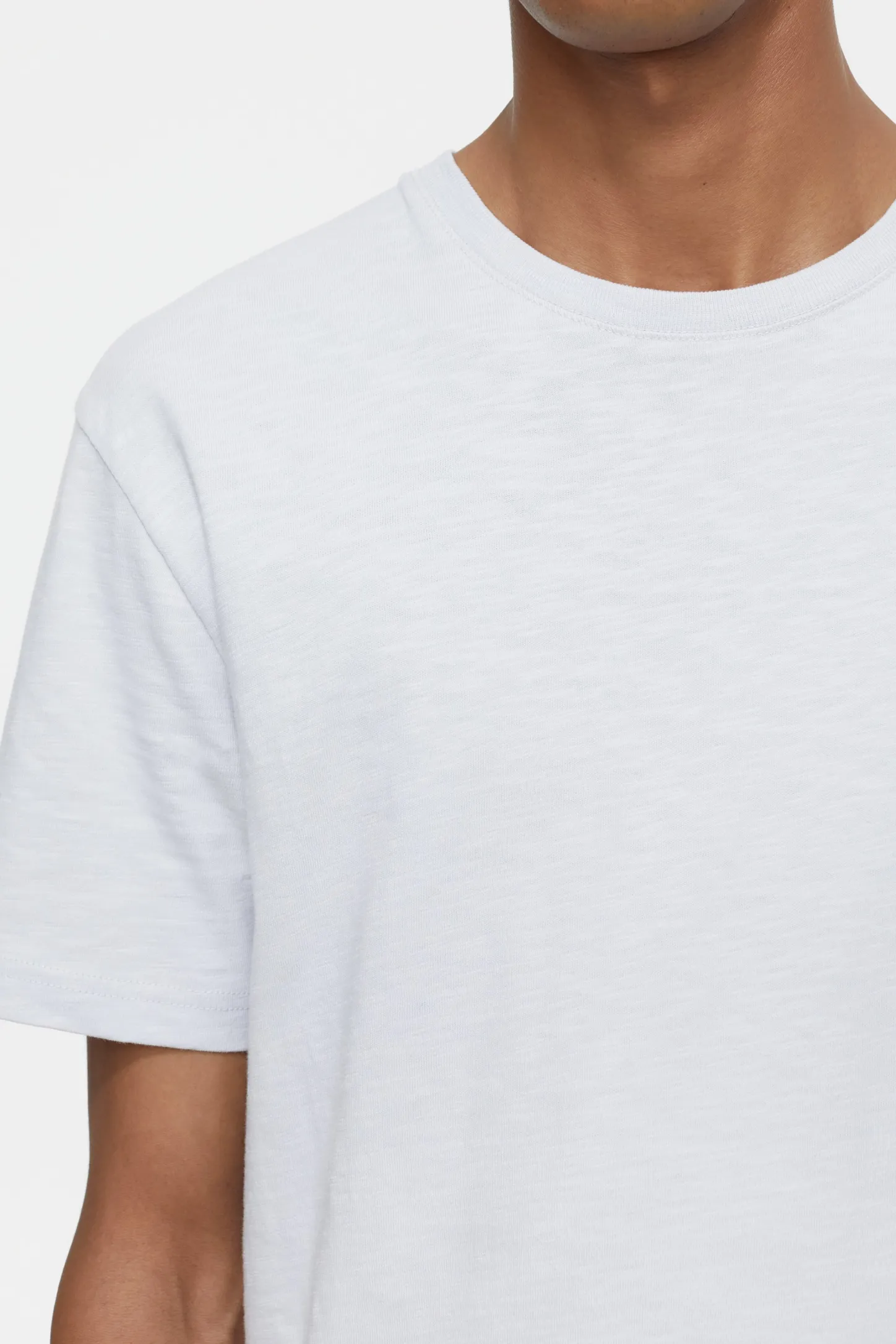 CLOSED T-Shirts>T-Shirt Van Biologisch Katoen Mist Grijs