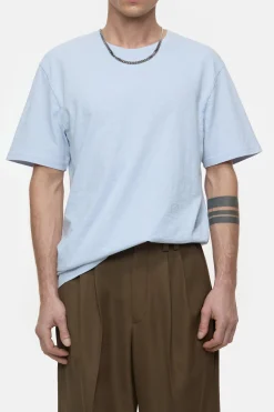CLOSED T-Shirts>T-Shirt Van Biologisch Katoen Horizonblauw