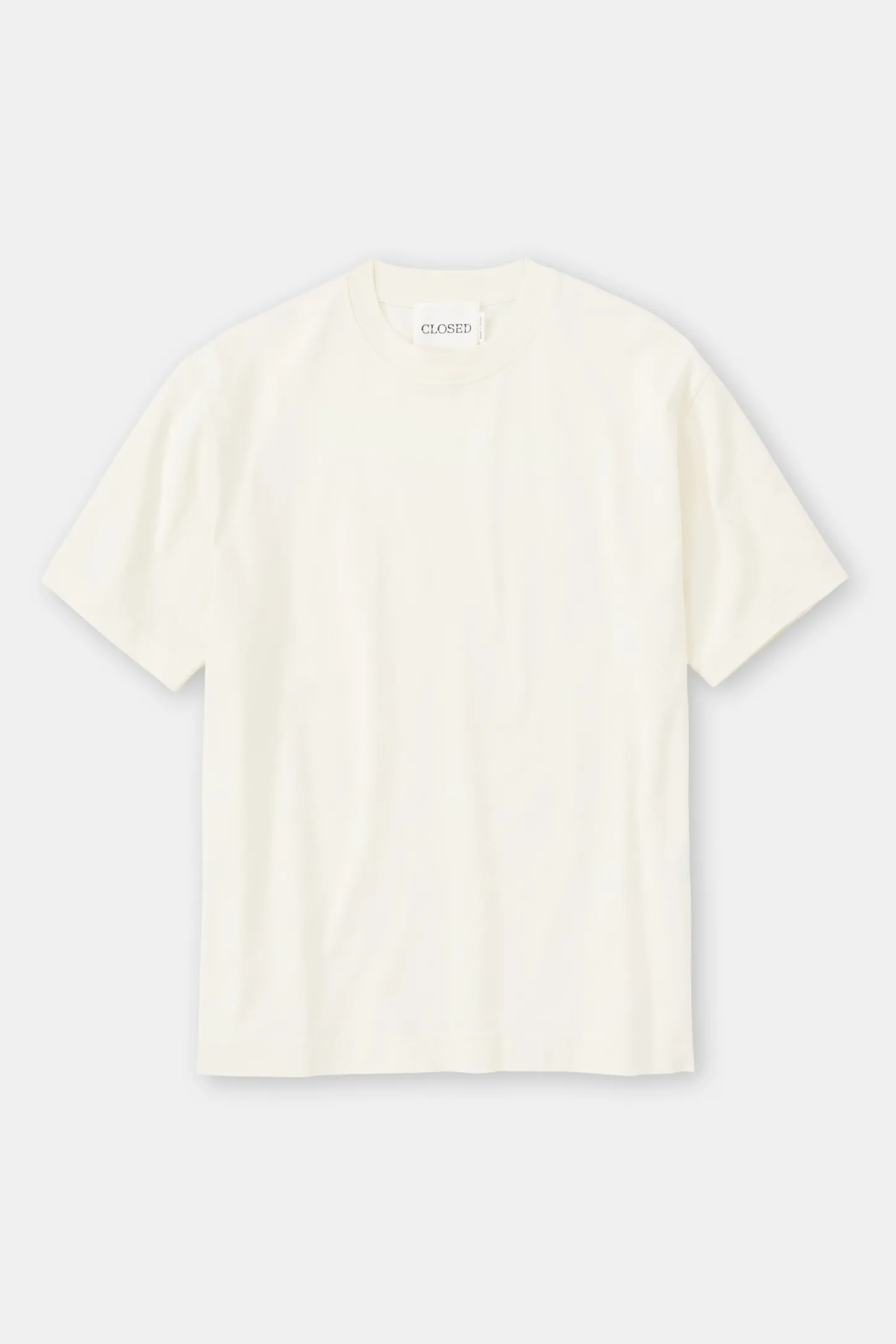CLOSED T-Shirts>T-Shirt Van Biologisch Katoen Ivoor